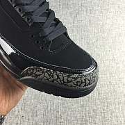 Air Jordan 3 black cat original matte leather 318376-0008 - 3