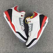 Air Jordan3 Flame Red NIKE LOGO original 136064-1207 - 1