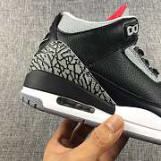 Air Jordan 3 Black Cement Re-engraved NIKE LOGO original 580775-0108 - 5