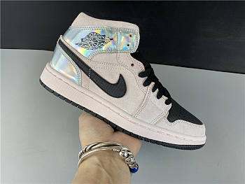 Air Jordan 1 Mid Dirty Powder Iridescent BQ6472-602