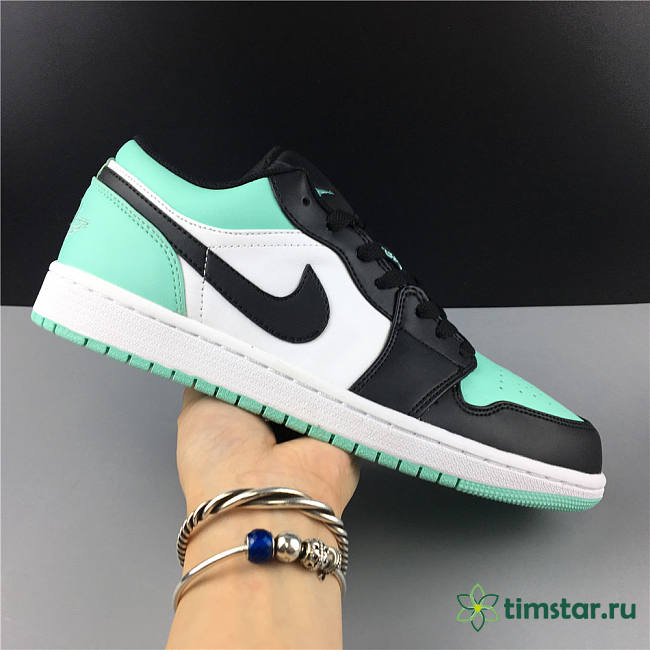 Air Jordan 1 Low Emerald Toe 553558-117 - 1