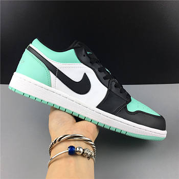 Air Jordan 1 Low Emerald Toe 553558-117