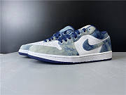 Air Jordan 1 Low Washed Denim CZ8455-100 - 6