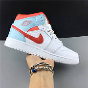 Air Jordan 1 Mid White Topaz Mist 555112-104 - 1