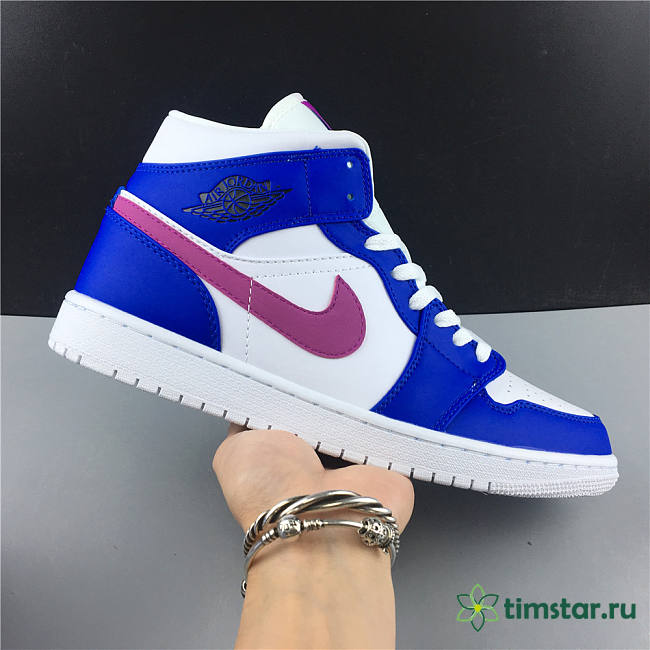 Air Jordan 1 Mid Hyper Royal Hyper Violet 554724-451 - 1