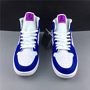 Air Jordan 1 Mid Hyper Royal Hyper Violet 554724-451 - 3