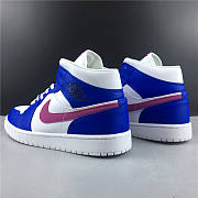 Air Jordan 1 Mid Hyper Royal Hyper Violet 554724-451 - 4