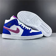 Air Jordan 1 Mid Hyper Royal Hyper Violet 554724-451 - 5