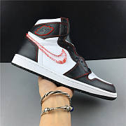 Air Jordan 1 Retro High Defiant White Black Gym Red CD6571-071 - 1