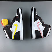 Air Jordan 1 Retro High Defiant White Black Gym Red CD6571-071 - 3