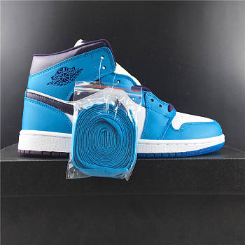 Air Jordan 1 Mid Hornets 554724-415