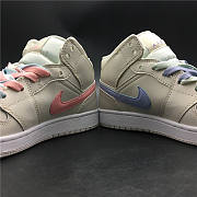 Air Jordan 1 Mid Multi-Color Swoosh Phantom 555112-035 - 3