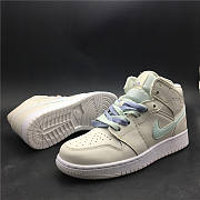 Air Jordan 1 Mid Multi-Color Swoosh Phantom 555112-035 - 2