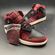 Air Jordan 1 Retro Mid Team Red Black 554724-601 - 5