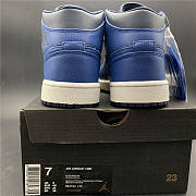 Air Jordan 1 Mid Obsidian Game Royal 554724-412 - 5