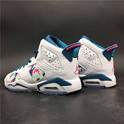 Air Jordan 6 Retro White Laser Fuchsia Green Abyss 543390 153 - 6