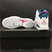 Air Jordan 6 Retro White Laser Fuchsia Green Abyss 543390 153 - 4