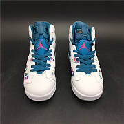 Air Jordan 6 Retro White Laser Fuchsia Green Abyss 543390 153 - 2