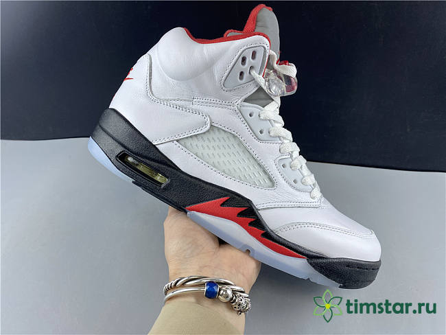 Air Jordan 5 Retro Fire Red Silver Tongue 2020 Da1911 102 Timstar 4963