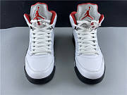 Air Jordan 5 Retro Fire Red Silver Tongue (2020) DA1911-102 - 6