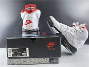 Air Jordan 5 Retro Fire Red Silver Tongue (2020) DA1911-102 - 4