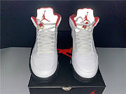 Air Jordan 5 Retro Fire Red Silver Tongue (2020) DA1911-102 - 3