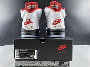 Air Jordan 5 Retro Fire Red Silver Tongue (2020) DA1911-102 - 2