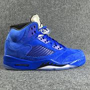 Air Jordan 5 Retro Blue Suede 136027-401 - 4