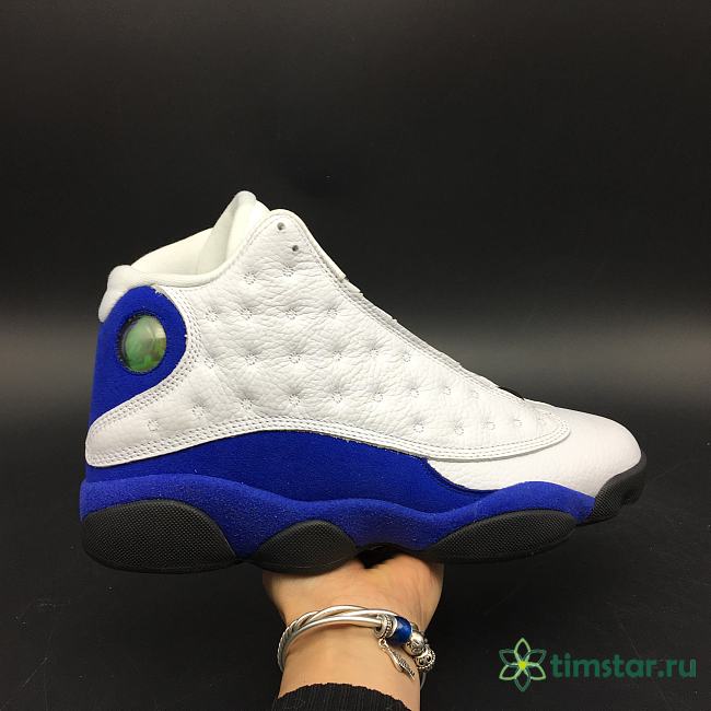 Air Jordan 13 Retro White Hyper Royal Black 414571-117 - 1