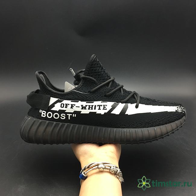 Adidas YeeZY Boost 350V2 x Off White Black - 1