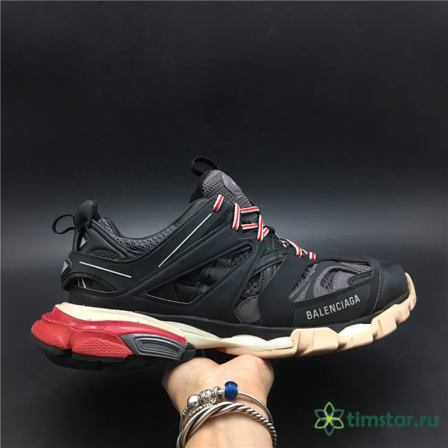 Blncig Track Trainers Black Red 542023 W1GB6 1002 - 1