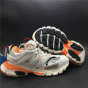 Blncig Track Trainers White Orange 542436 W1GB1 9059 - 3