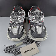 Blncig Track Trainers Red Grey White - 2