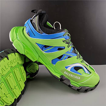 Blncig Track Trainers Green Blue