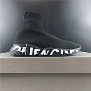 Blncig Speed Graffiti Trainers Black - 3