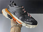 Blncig Track Trainers Black White Orange - 1