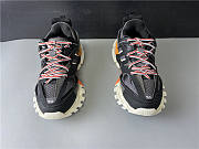 Blncig Track Trainers Black White Orange - 4