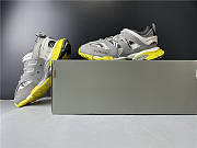 Blncig Track Trainers Grey White Yellow - 6