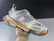 Blncig Track Trainers Grey Orange - 1