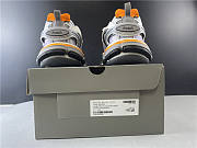 Blncig Track Trainers Grey Orange - 4