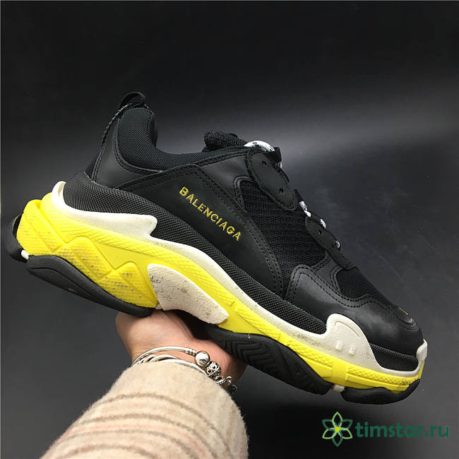 Blncig Triple S Black Yellow White - 1