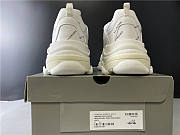 Blncig Triple S All White Logo - 5