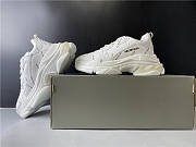 Blncig Triple S All White Logo - 4