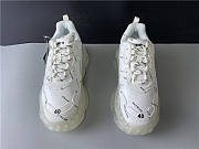 Blncig Triple S Clear Sole All White Logo - 4