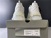 Blncig Triple S Clear Sole All White Logo - 3