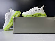 Blncig Triple S Clear Sole White/ Fluo Yellow - 5