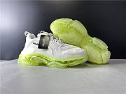 Blncig Triple S Clear Sole White/ Fluo Yellow - 2