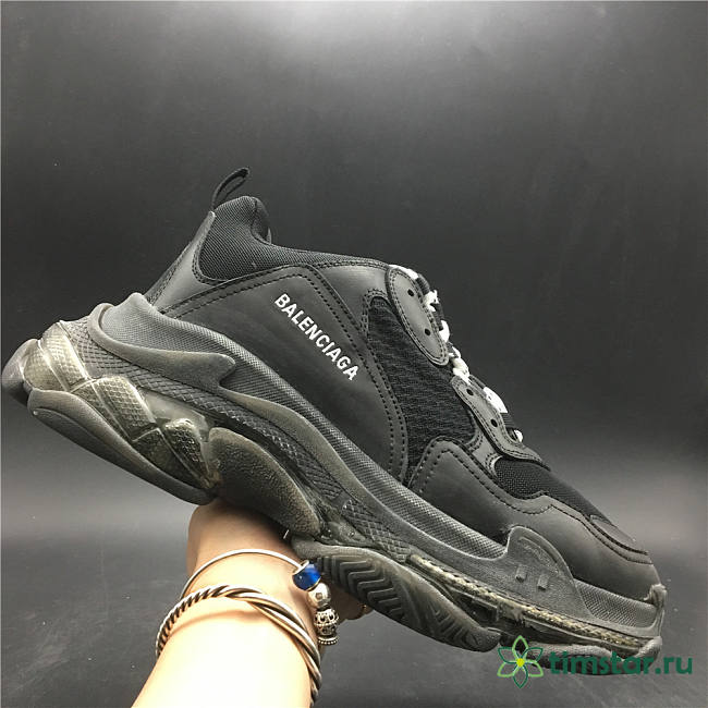 Blncig Triple S Black Clear Sole - 1