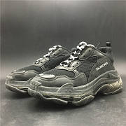 Blncig Triple S Black Clear Sole - 5