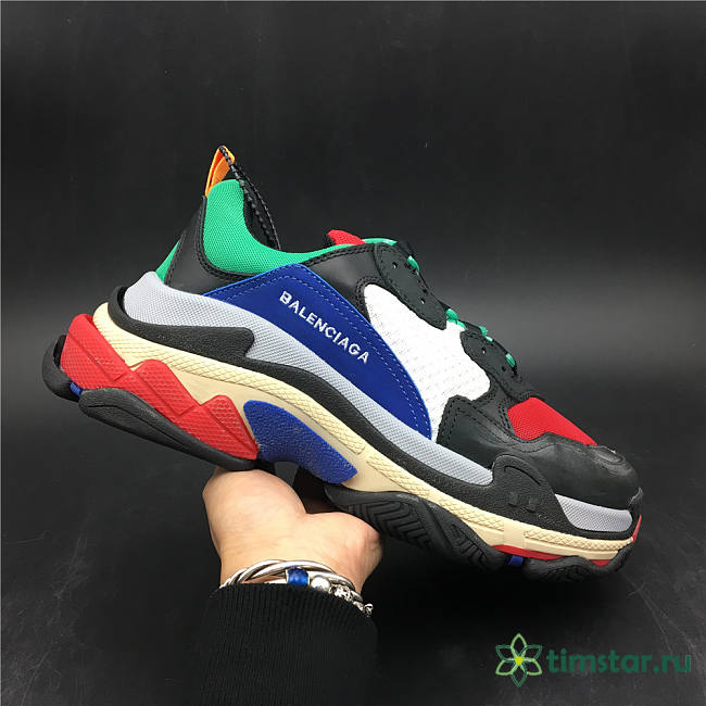 Blncig Triple S Black/Green/Blue/Grey - 1